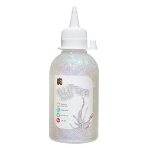 Educational Colours Glitter Paint 250mL Krystal