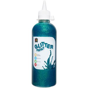 Educational Colours Glitter Paint 500mL Fairy Turquoise