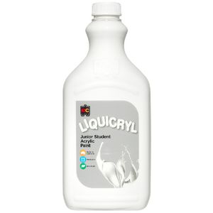 Educational Colours Liquicryl Paint 2L White