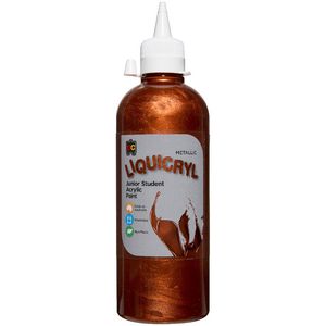 Educational Colours Liquicryl Acrylic Paint 500mL Copper