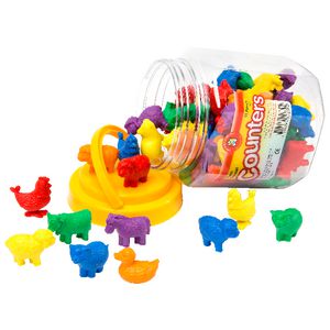 Learning Can Be Fun Animal Counters 72 Pack
