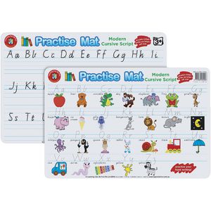 Learning Can Be Fun Mat Modern Cursive Handwriting