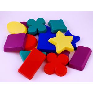 Learning Can Be Fun Sandplay Assorted Moulded Shapes 16 Pack