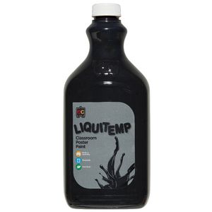 Educational Colours Liquitemp Paint 2L Black