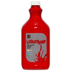 Educational Colours Liquitemp Paint 2L Red