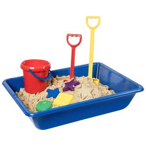 Learning Can Be Fun Sand and Water Play Tray Blue