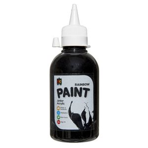 Educational Colours Acrylic Paint 250mL Black
