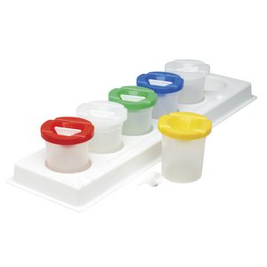 Educational Colours Safety Paint Pots 6 Pack