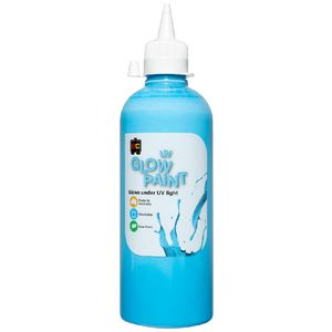 Educational Colours UV Glow Paint 500mL Blue