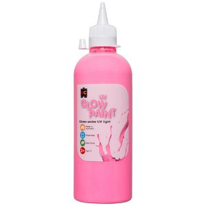 Educational Colours UV Glow Paint 500mL Pink
