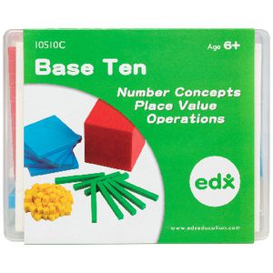 EDX Education 4 Colour Base Ten in Container