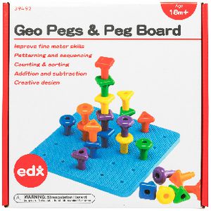 EDX Education Geo Peg and Peg Board