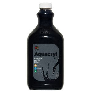 Educational Colours Aquacryl Paint 2L Black