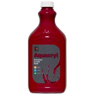 Educational Colours Aquacryl Paint 2L Cool Red