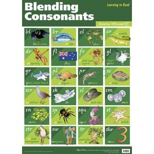 Gillian Miles Blending Consonants Wall Chart