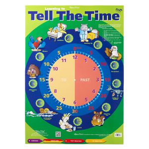 Gillian Miles Tell The Time Wall Chart