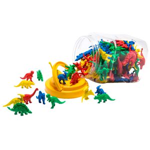 Educational Colours Dinosaur Counters 128 Pack