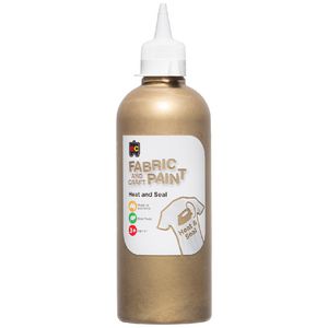 Educational Colours Fabric and Craft Paint 500mL Gold