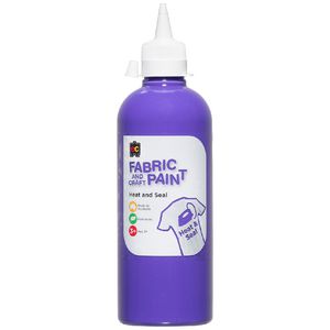 Educational Colours Fabric and Craft Paint 500mL Purple