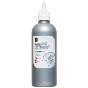 Educational Colours Fabric and Craft Paint 500mL Silver
