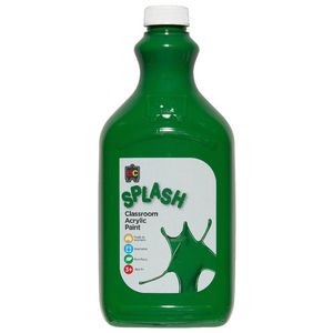 Educational Colours Classroom Splash Paint 2L Martian Green