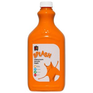 Educational Colours Classroom Splash Paint 2L Tangy Orange