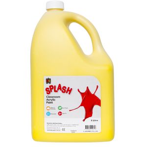Educational Colours Classroom Splash Paint 5L Sunshine Yellow