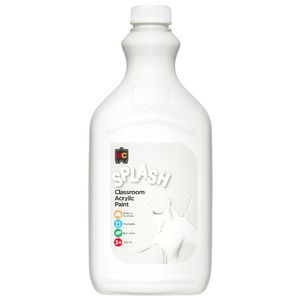 Educational Colours Classroom Splash Paint 5L Snowball White