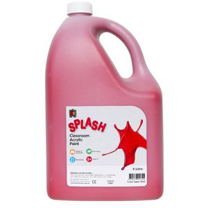 Educational Colours Classroom Splash Paint 5L Toffee Red
