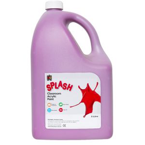 Educational Colours Classroom Splash Paint 5L Violet Crunch