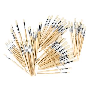 Educational Colours Paintbrushes 60 Pack