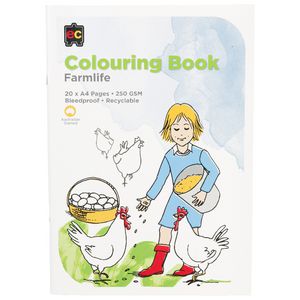 Educational Colours Colouring Book Farm Life