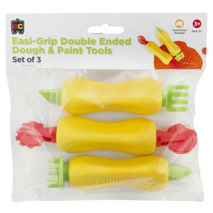 Educational Colours Easi-Grip Dough and Paint Tool 3 Pack