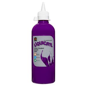 Educational Colours Liquicryl Paint 500mL Purple