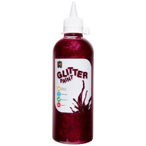Educational Colours Glitter Paint 500mL Magenta