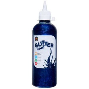 Educational Colours Glitter Paint 500mL Blue