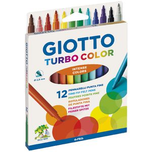 Giotto Turbo Colour Markers 12 Pack