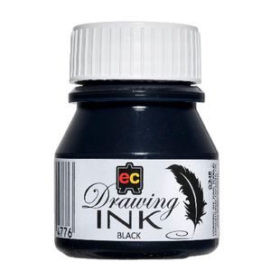 Educational Colours Drawing Ink 30mL Black