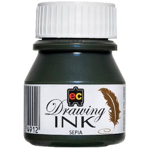 Educational Colours Drawing Ink 30mL Sepia