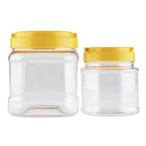 Educational Colours Screw Cap Jars Clear 1.5L