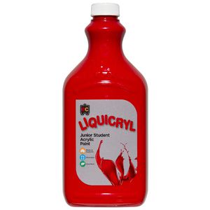 Educational Colours Liquicryl Paint 2L Vermillion