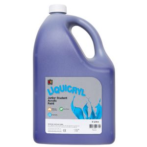 Educational Colours Liquicryl Paint 5L Purple