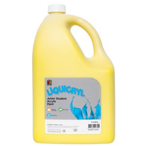 Educational Colours Liquicryl Paint 5L Brilliant Yellow