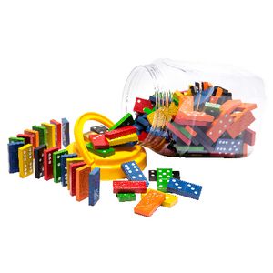 Learning Can Be Fun Dominoes Jar of 168