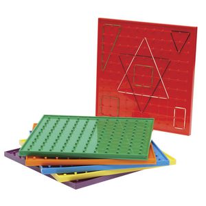 Learning Can Be Fun Geo Boards Large 6 Pack