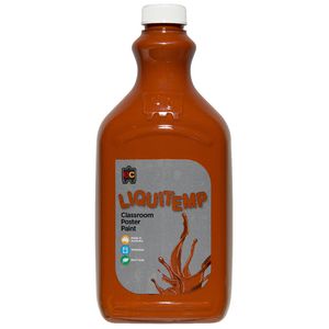 Educational Colours Liquitemp Paint 2L Burnt Sienna