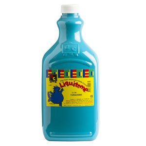 Educational Colours Liquitemp Paint 2L Turquoise