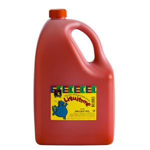 Educational Colours Liquitemp Paint 5L Brilliant Red