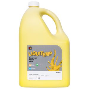 Educational Colours Liquitemp Paint 5L Brilliant Yellow