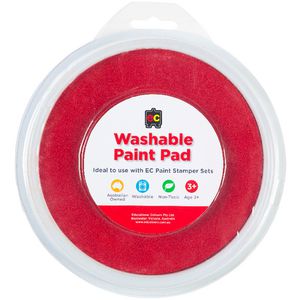 Educational Colours Paint Stamper Pad Red
